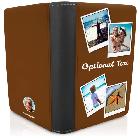 (UK Standard 21cm) (No Icon) Brown (Optional Personalised Gift Text)