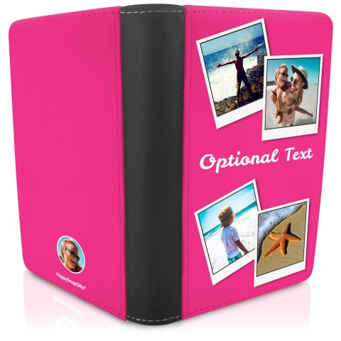 (UK Standard 21cm) (No Icon) Fuchsia Pink (Optional Personalised Gift Text)