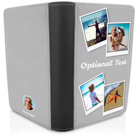 (UK Standard 21cm) (No Icon) Grey (Optional Personalised Gift Text)