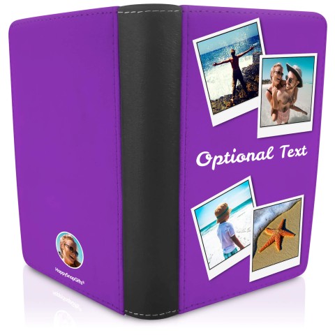 (UK Standard 21cm) (No Icon) Purple (Optional Personalised Gift Text)