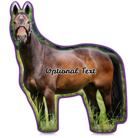 (Hand Cut - Larger Size) - Purple Fleece Fabric (Optional Personalised Gift Text)