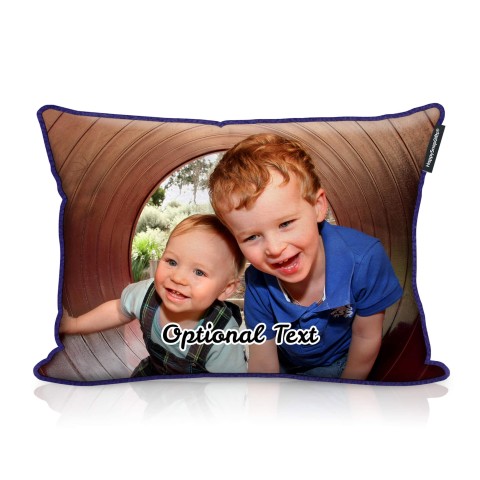 (36cm) - Navy Blue Fleece Fabric with Removable Cover (Zip) (Optional Personalised Gift Text)