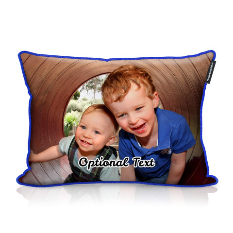 (36cm) - Royal Blue Fleece Fabric with Removable Cover (Zip) (Optional Personalised Gift Text)