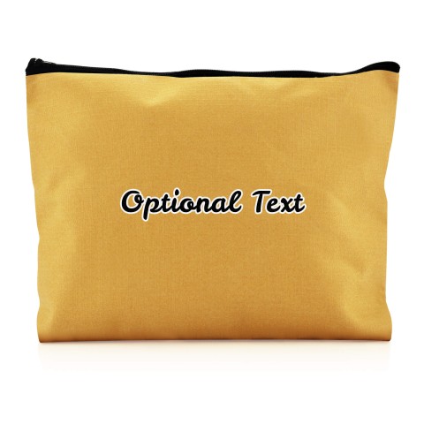 - Large Gold Water Resistant Polyester Rip-Stop Fabric (Optional Personalised Gift Text)