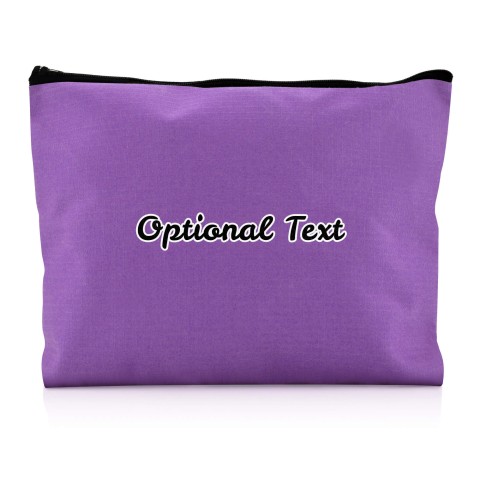 - Large Purple Water Resistant Polyester Rip-Stop Fabric (Optional Personalised Gift Text)