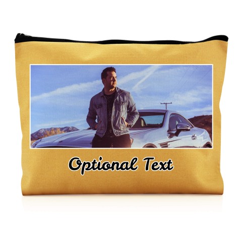 - Large Gold Water Resistant Polyester Rip-Stop Fabric (Optional Personalised Gift Text)