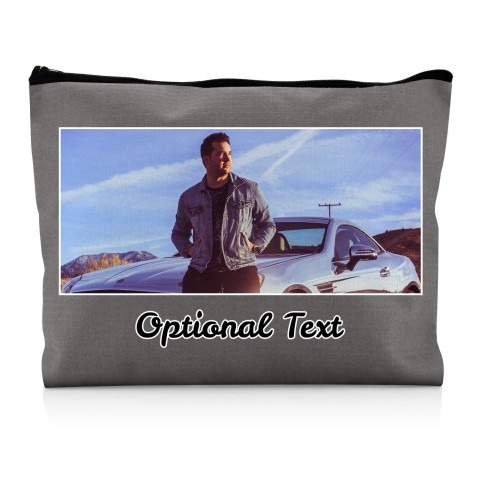 - Large Grey Water Resistant Polyester Rip-Stop Fabric (Optional Personalised Gift Text)