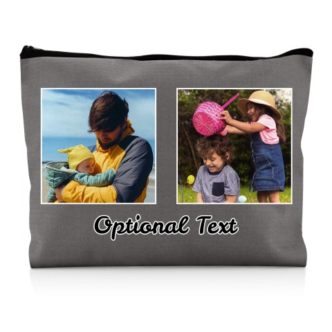 - Large Grey Water Resistant Polyester Rip-Stop Fabric (Optional Personalised Gift Text)