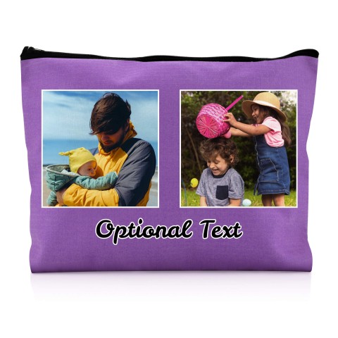 - Large Purple Water Resistant Polyester Rip-Stop Fabric (Optional Personalised Gift Text)