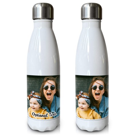 White with 1 Photo Printed Front & Back (Optional Personalised Gift Text)