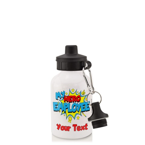in White (400ml) with Screw Cap (Employee) (Optional Personalised Gift Text)