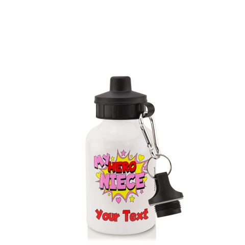 in White (400ml) with Screw Cap (Niece) (Optional Personalised Gift Text)