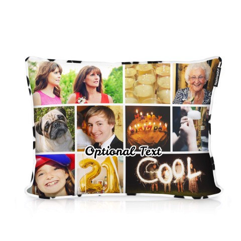 (36cm) - Paws Fleece Fabric with Removable Cover (Zip) (Optional Personalised Gift Text)