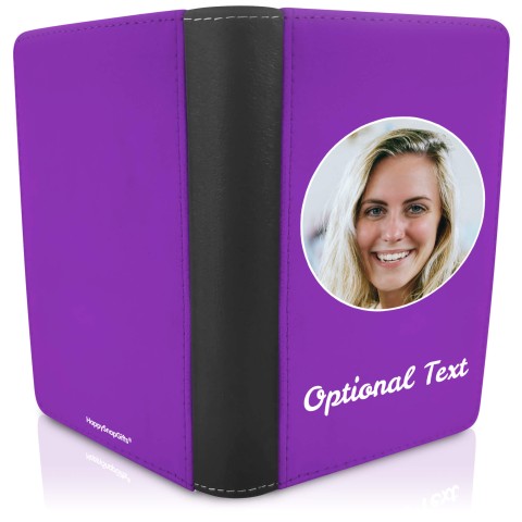 (UK Standard 21cm) (No Icon) Purple (Optional Personalised Gift Text)