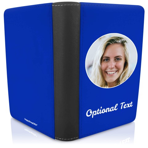 (UK Standard 21cm) (No Icon) Royal Blue (Optional Personalised Gift Text)