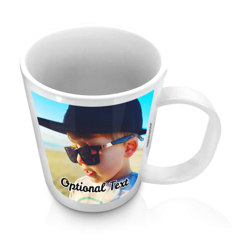 (11oz White) with 2 Photos Printed Front & Back (Optional Personalised Gift Text)