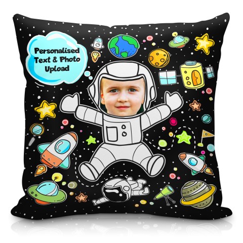 (Square 40cm) with Coloured Version Black Soft Velvet Polyester Fabric with Organic Lavender (Optional Personalised Gift Text)