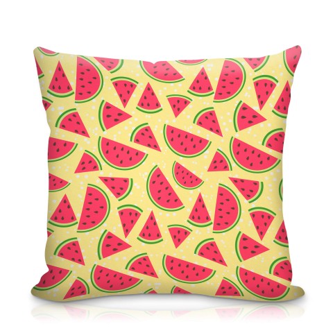 (25cm Square) with Watermelon Design Water Resistant Polyester Fabric with Organic Lavender