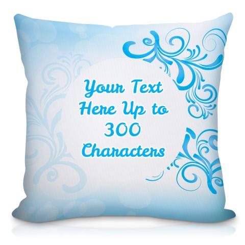 (40cm) with Floral Design Water Resistant Polyester Fabric (Optional Personalised Gift Text)