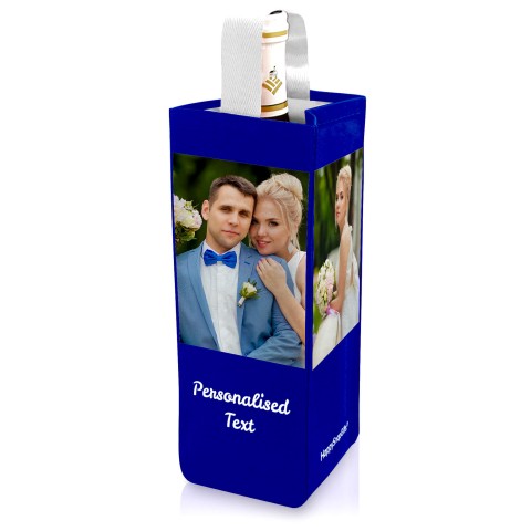 Regular (22cm x 10cm) Royal Blue Mock Suede Polyester Fabric (Optional Personalised Gift Text)