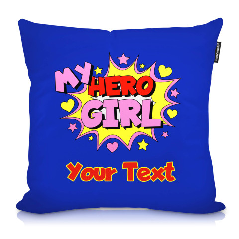(40cm) (Girl) Soft Velvet Polyester Fabric with Removable Cover (Zip) (Optional Personalised Gift Text)
