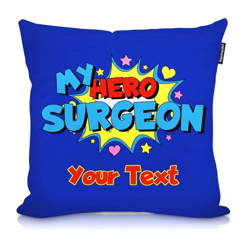 (40cm) (Surgeon) Soft Velvet Polyester Fabric with Removable Cover (Zip) (Optional Personalised Gift Text)