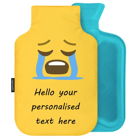 - 2 Litre Generic from Stock Available Colours - Crying Soft Velvet Polyester Fabric and Removable Cover (Personalised with Text)