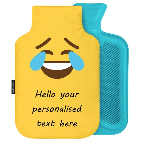 - 2 Litre Generic from Stock Available Colours - Crying with Laughter Soft Velvet Polyester Fabric and Removable Cover (Personalised with Text)