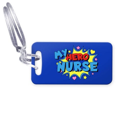 (9cm x 4.5cm) (Nurse) with Clear Loop Fastening (Personalised with Text)