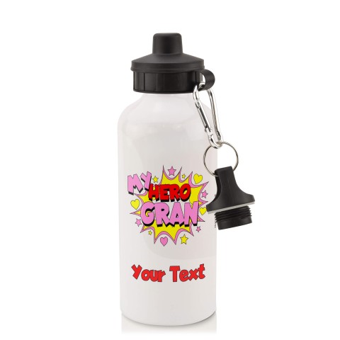 in White with Screw Cap (Gran) (Personalised with Text)