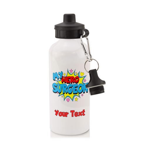 in White with Screw Cap (Surgeon) (Personalised with Text)