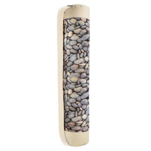 Regular (70cm x 13cm) with Pebbles Design Mock Suede Polyester Fabric (Personalised with Text)