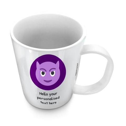 (11oz White) - Purple Devil (Optional Personalised Gift Text)