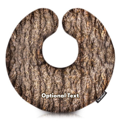 (30cm) with Bark Design Soft Velvet Polyester Fabric (Optional Personalised Gift Text)