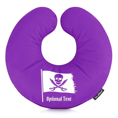 (30cm) (Pirate Flag Icon) Purple Soft Velvet Polyester Fabric
