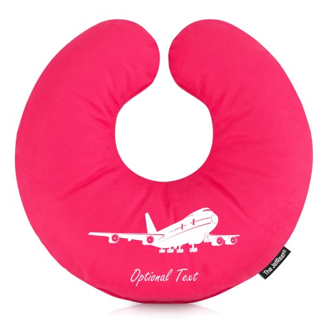 (30cm) (Plane Icon) Fuchsia Pink Soft Velvet Polyester Fabric