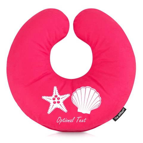 (30cm) (Starfish Icon) Fuchsia Pink Soft Velvet Polyester Fabric