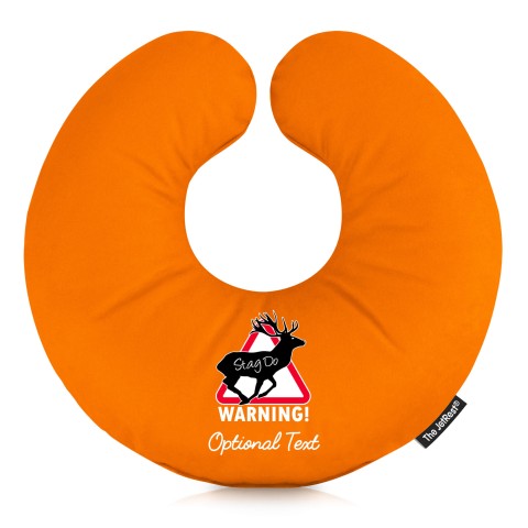 (30cm) (Stag Do Icon) - Orange Soft Velvet Polyester Fabric