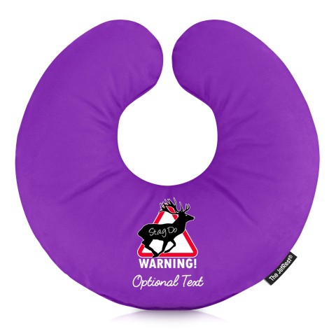 (30cm) (Stag Do Icon) - Purple Soft Velvet Polyester Fabric