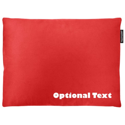 (40cm x 30cm) - Red Cotton Fabric with Organic Lavender and Removable Cover