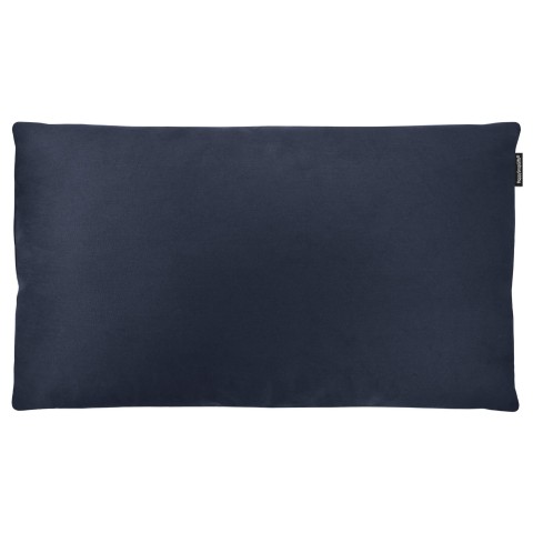 (70cm x 40cm Low Profile) - Navy Blue Cotton Fabric with Organic Lavender and Removable Cover (Personalised with Text)