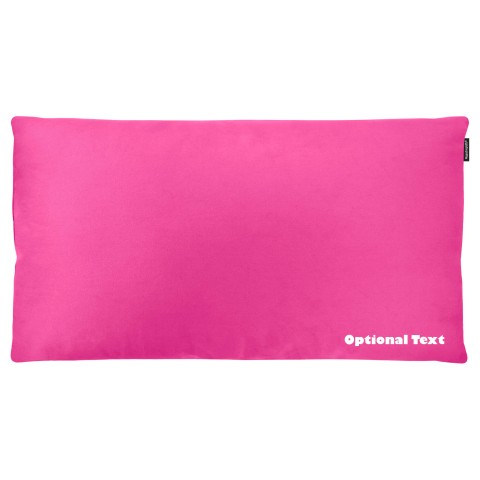 (91cm x 48cm King Size) - Bubblegum Pink Cotton Fabric with Organic Lavender and Removable Cover