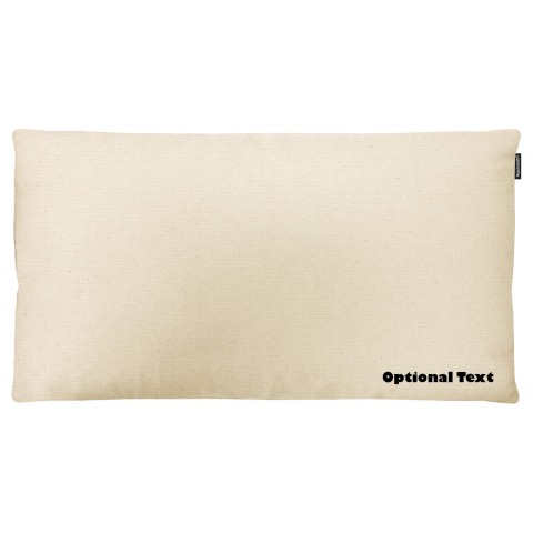 (91cm x 48cm King Size) - Natural Organic Cotton with Organic Lavender and Removable Cover