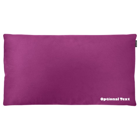 (91cm x 48cm King Size) - Purple Cotton Fabric with Organic Lavender and Removable Cover