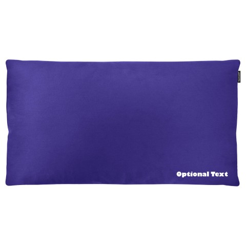 (91cm x 48cm King Size) - Royal Blue Cotton Fabric with Organic Lavender and Removable Cover
