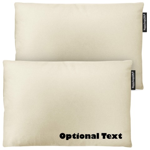 (30cm x 20cm Twin Pack) - Natural Cotton Fabric with Organic Lavender and Removable Cover