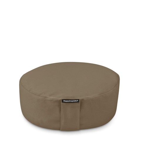 (10cm) - Mole Brown Luxury Cotton Fabric and Removable Cover (Personalised with Text)