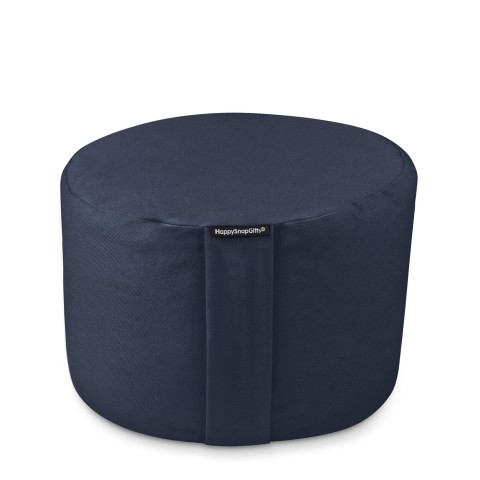 (20cm) - Navy Blue Cotton Fabric and Removable Cover (Personalised with Text)