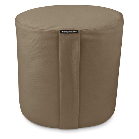 (30cm) - Mole Brown Luxury Cotton Fabric and Removable Cover (Personalised with Text)
