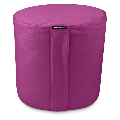 (30cm) - Purple Cotton Fabric and Removable Cover (Personalised with Text)